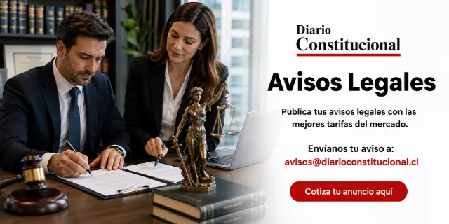 Publique su aviso legal en Diario Constitucional